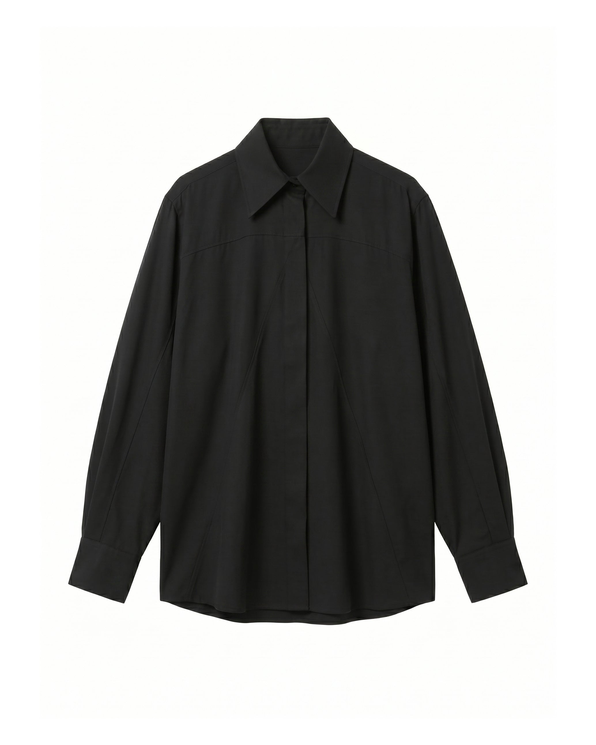 WTNB 渡辺 – Camisa Recortes Preta