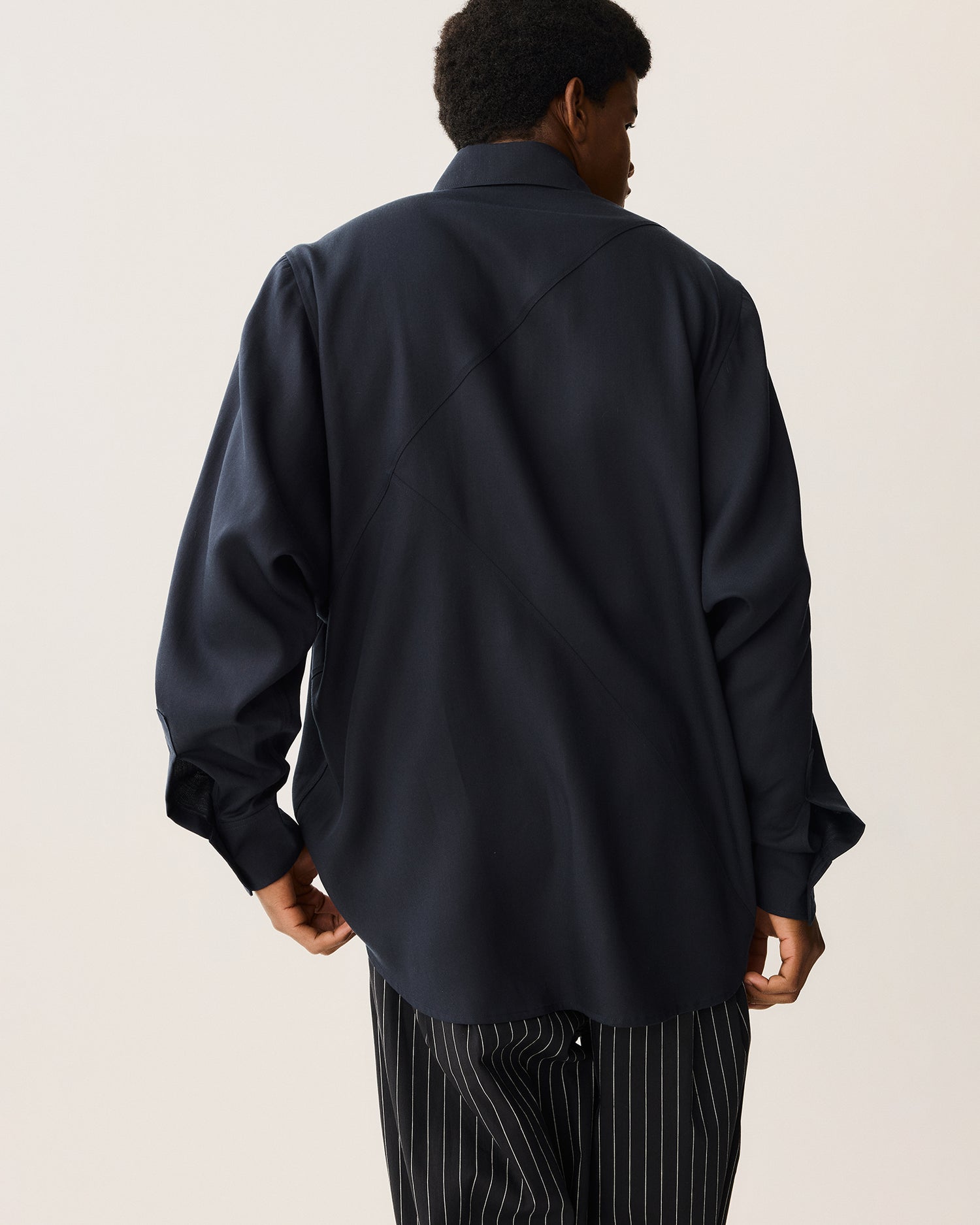 Camisa Recortes Marinho