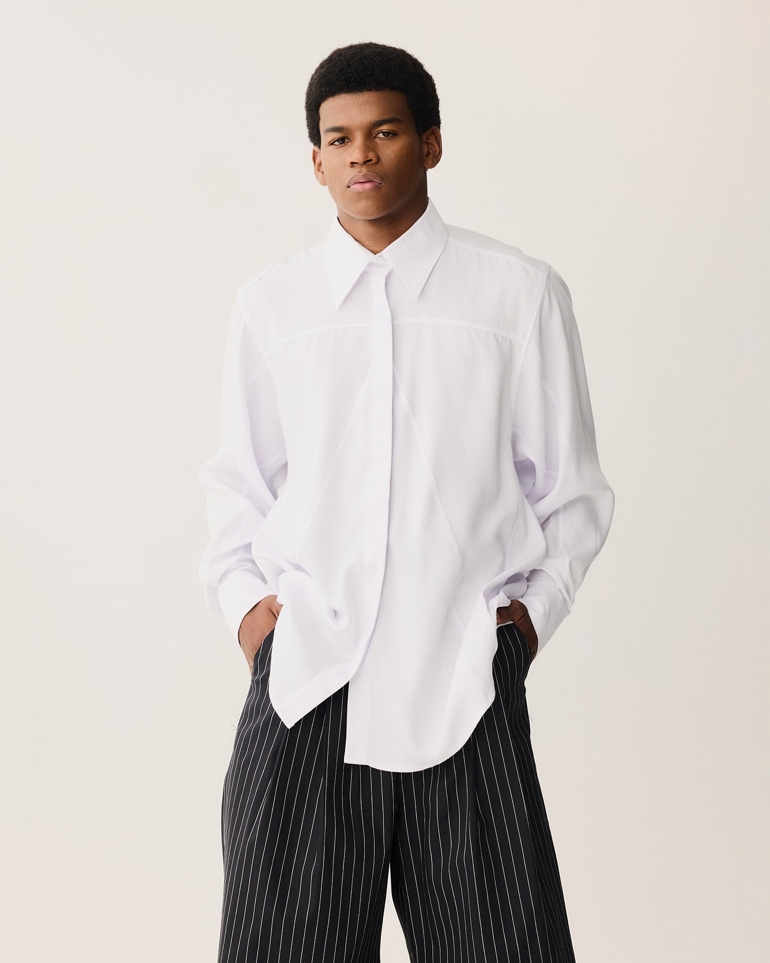 Camisa Recortes Branca