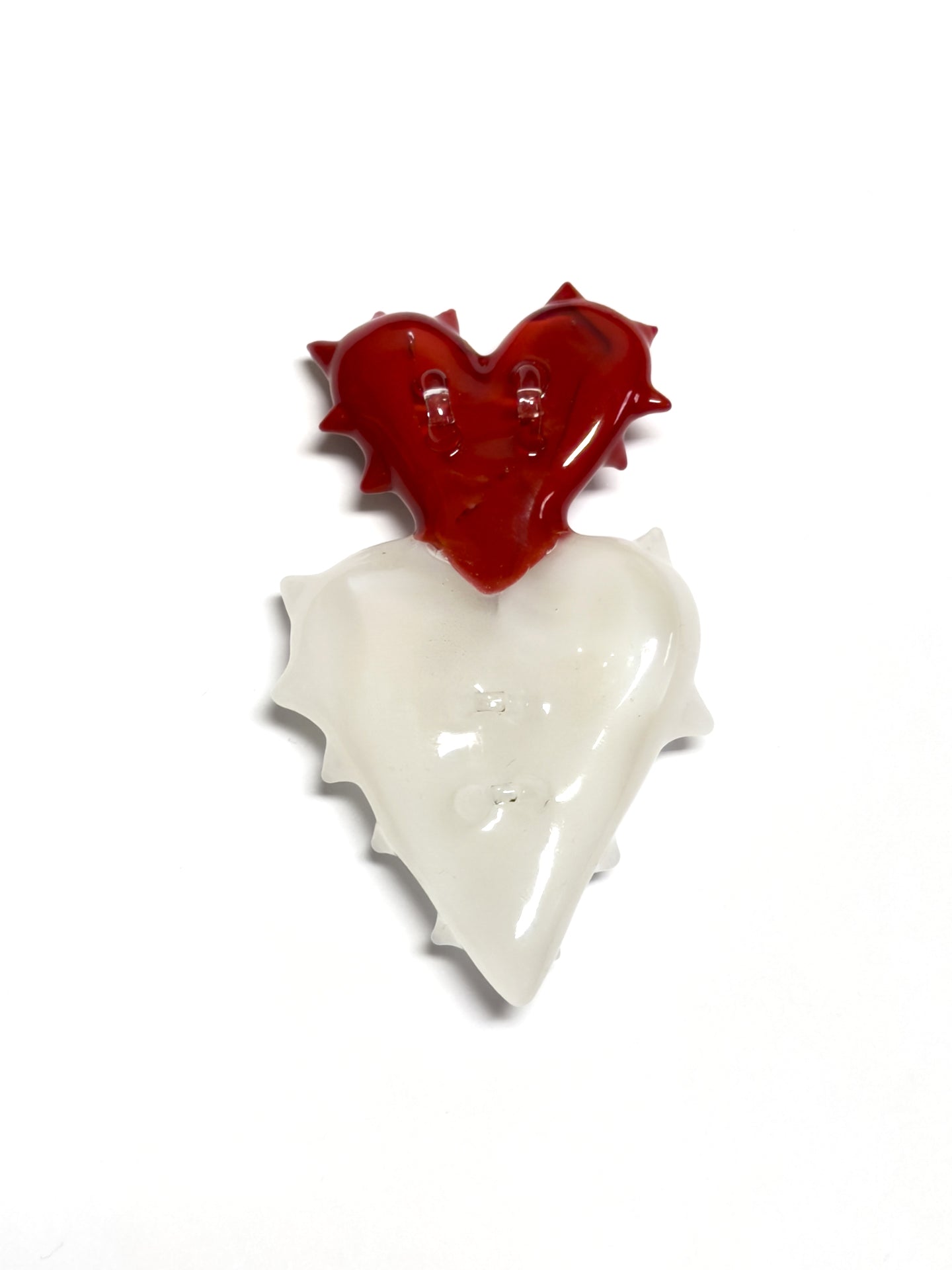 BROCHE CORAÇÃO DUPLO