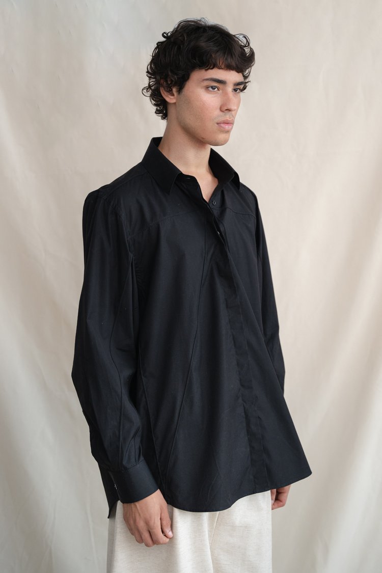 Camisa Recortes WTNB 03 Preta