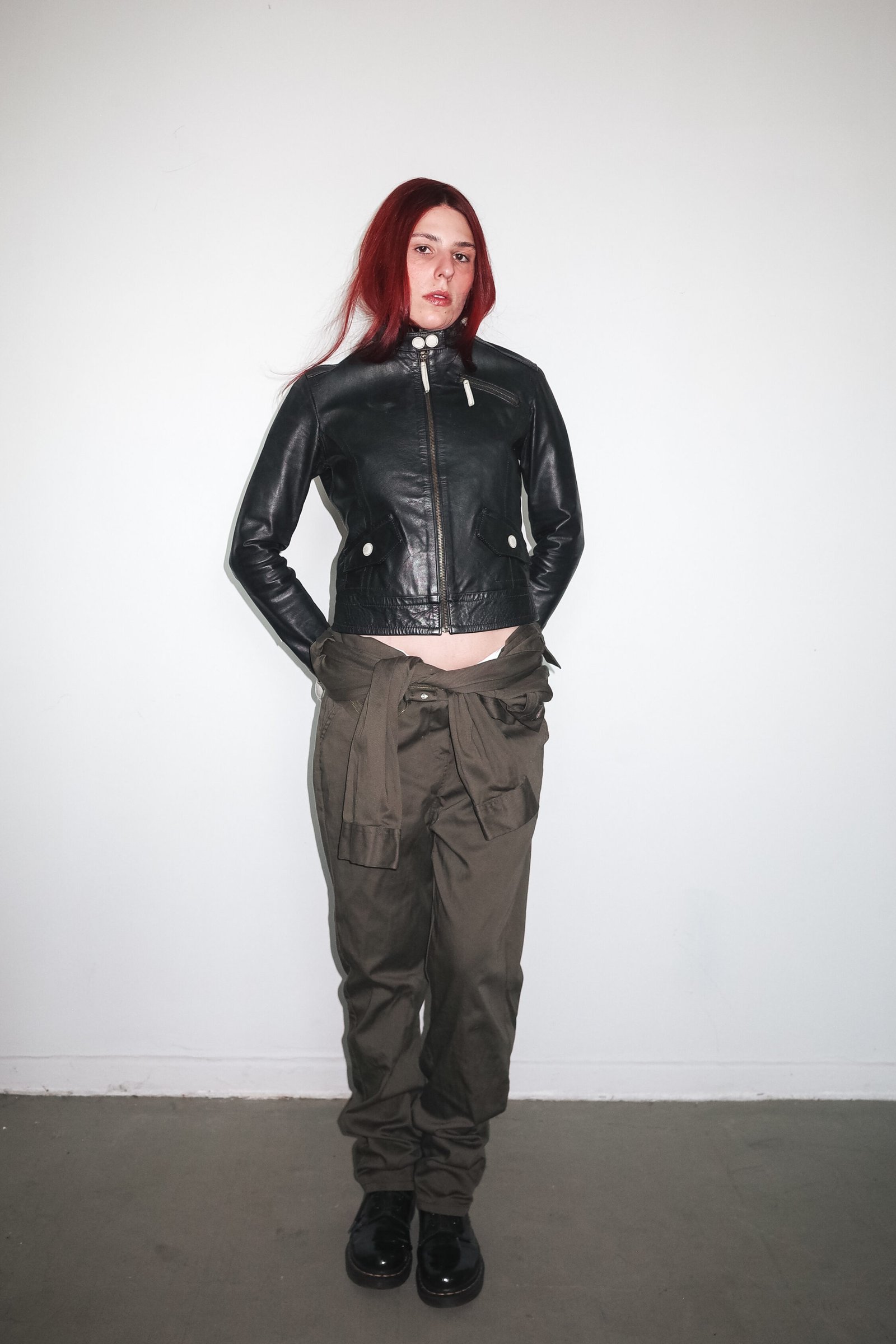 Jaqueta de Couro Miss Sixty