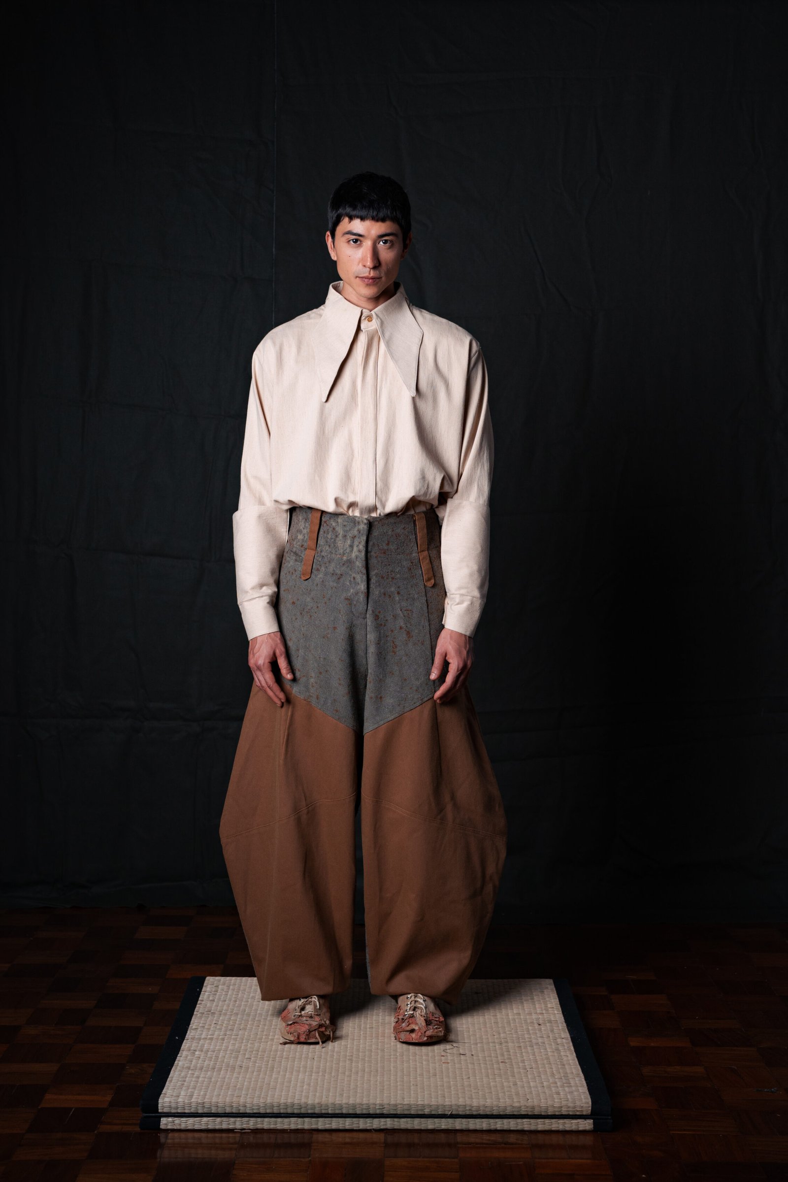 Calça Hishi Tingimento Ferroso